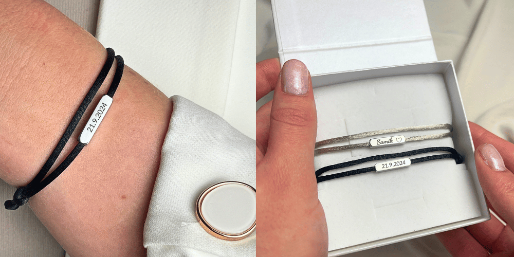 Náramek TUBUS s gravírováním