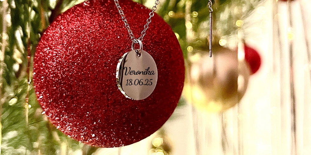 Vánoční šperky s gravírováním